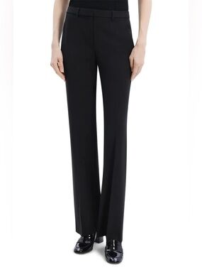 The Kooples Black Wide-Leg Dress Pants